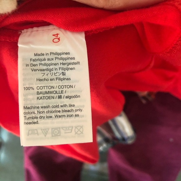 Red Crewcut girls turtleneck shirt - Picture 7 of 7